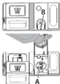 WHIRLPOOL W8F HP51X - REMLIR LE DISTRIBUTEUR DE LIQUIDE DE RINÇAGE - 1