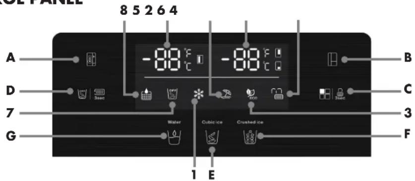 Wisberg WBSBSWID576DZ - CONTROL PANEL - 1
