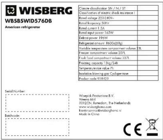 Wisberg WBSBSWID576DZ - WBSBSWID576DB - 1