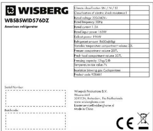 Wisberg WBSBSWID576DZ - WBSBSWID576DZ - 1