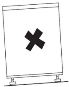 Wisberg WBSBSWID576DZ - Aufstellen des Geräts - 1