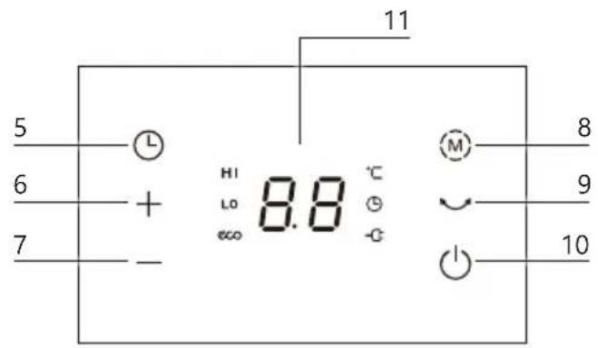 DOMO DO7358H - BEDIENING - 1