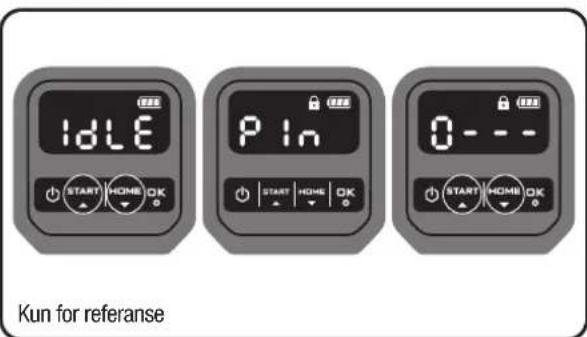 LANDXCAPE LX790i - Endre Pin-kode - 1