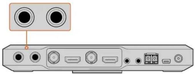 Blackmagic Design ATEM Microphone Converter - 오디오 연결하기 - 1