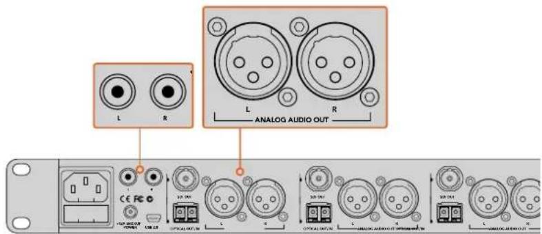 Blackmagic Design ATEM Microphone Converter - 오디오 모니터링하기 - 1