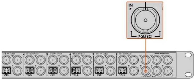 Blackmagic Design ATEM Microphone Converter - Brancher le flux de programme de votre mélangeur - 1