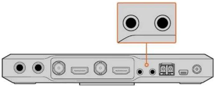 Blackmagic Design ATEM Microphone Converter - 헤드셋 연결하기 - 1
