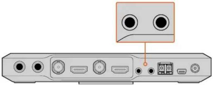 Blackmagic Design ATEM Microphone Converter - Brancher votre casque - 1