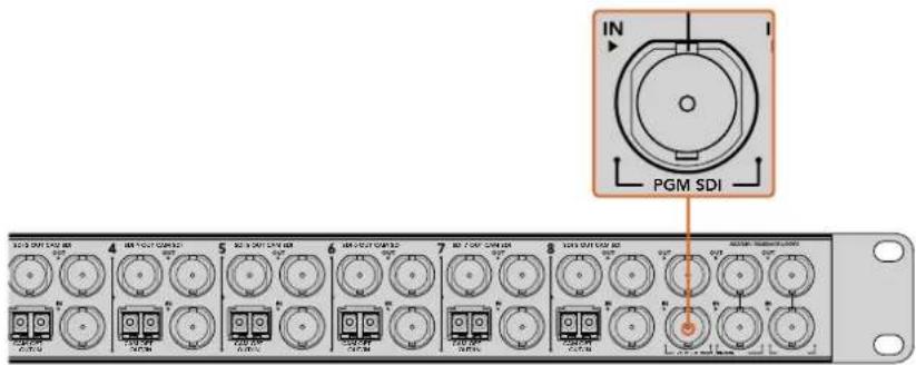 Blackmagic Design ATEM Microphone Converter - 스위처 프로그램 피드 연결하기 - 1