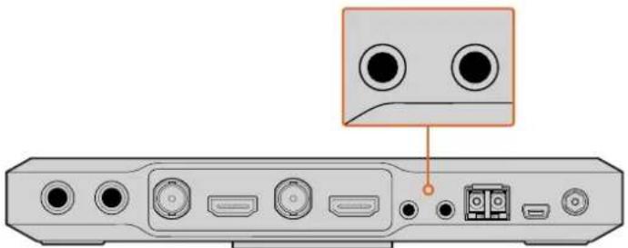 Blackmagic Design ATEM Microphone Converter - 连接耳麦 - 1