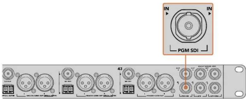Blackmagic Design ATEM Microphone Converter - Den Mischer-Programmfeed einbinden - 1