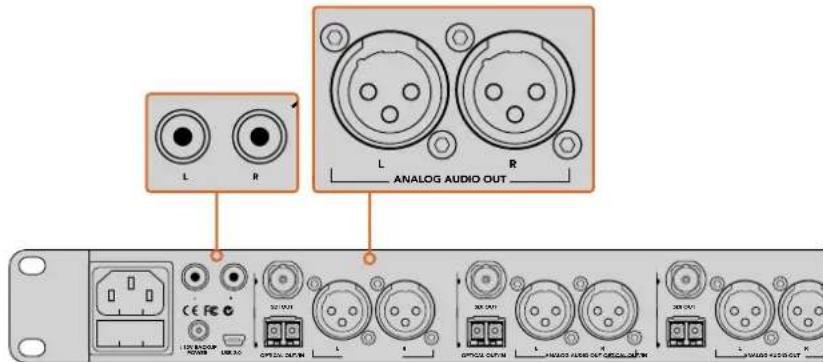 Blackmagic Design ATEM Microphone Converter - 监看音频 - 1