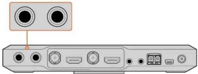 Blackmagic Design ATEM Microphone Converter - Audiogeräte anschließen - 1