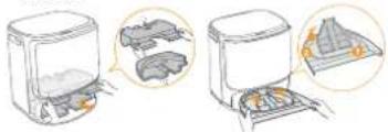 Narwal Freo X10 Pro - Remove the paper trays and install the replacable cleaning filter - 1
