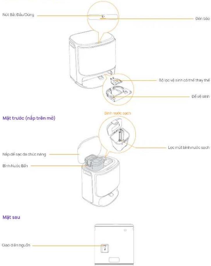 Narwal Freo X10 Pro - Linh kiện để sạc đa chức năng - 1