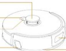 Narwal Freo X10 Pro - Parte anteriore del robot (coperchio superiore chiuso) - 1