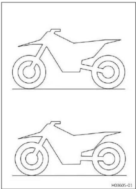 GasGas MC 50 (2026) - Options de réglage de la hauteur d'assise - 1