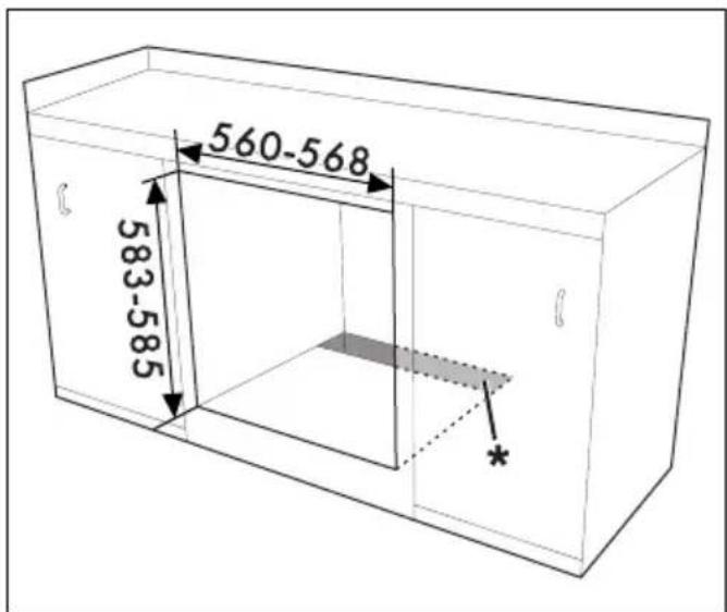 SMEG SFP68C1TAO - Position du câble d'alimentation - 17