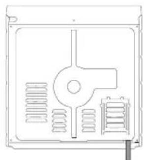 SMEG SFP68C1TAO - Position du câble d'alimentation - 1