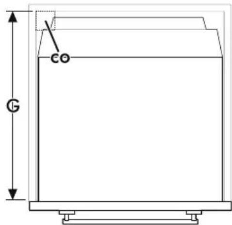 SMEG SFP68C1TAO - Position du câble d'alimentation - 14