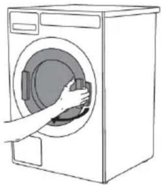 ASKO WMC6744PP.S - ÉTAPE 3 : ouvrez le hublot et chargez le linge. - 1