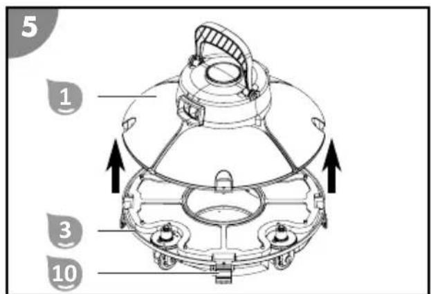 Steinbach Poolrunner Battery Basic 2.0 - Szuröegység behelyezese - 2