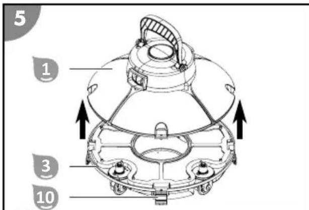 Steinbach Poolrunner Battery Basic 2.0 - Filtereinheit einsetzen - 2