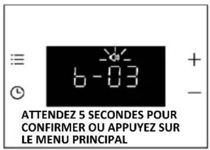 HAIER H6 ID23T3HTB - VOLUME DE L'ALARME - 3