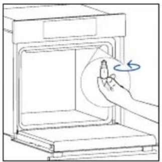 HAIER H6 ID23T3HTB - Changing the bulb on top: - 3