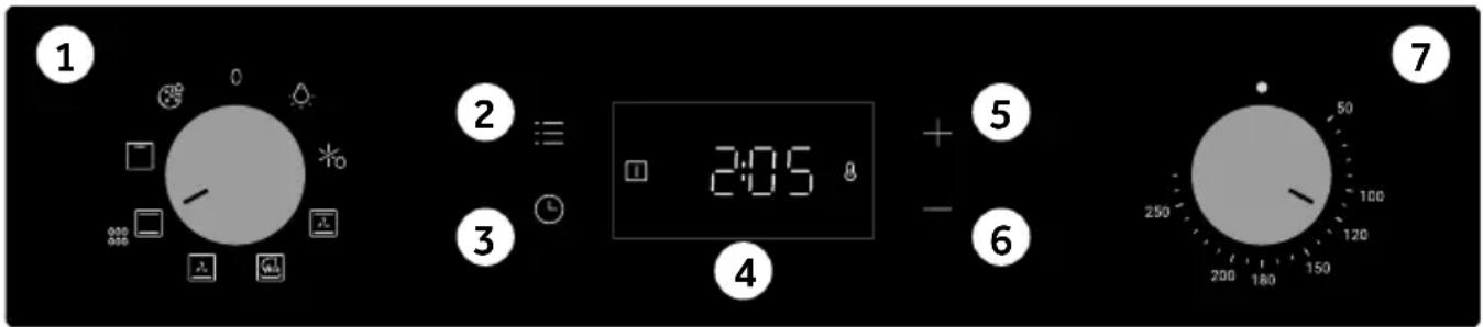 HAIER H6 ID23T3HTB - CONTROL PANEL - 1