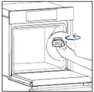 HAIER H6 ID23T3HTB - Changing the bulb on top: - 2
