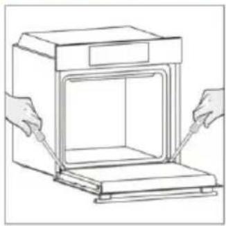 HAIER H6 ID23T3HTB - ESTERNO DEL FORNO: smontaggio e pulizia della porta in vetro - 1