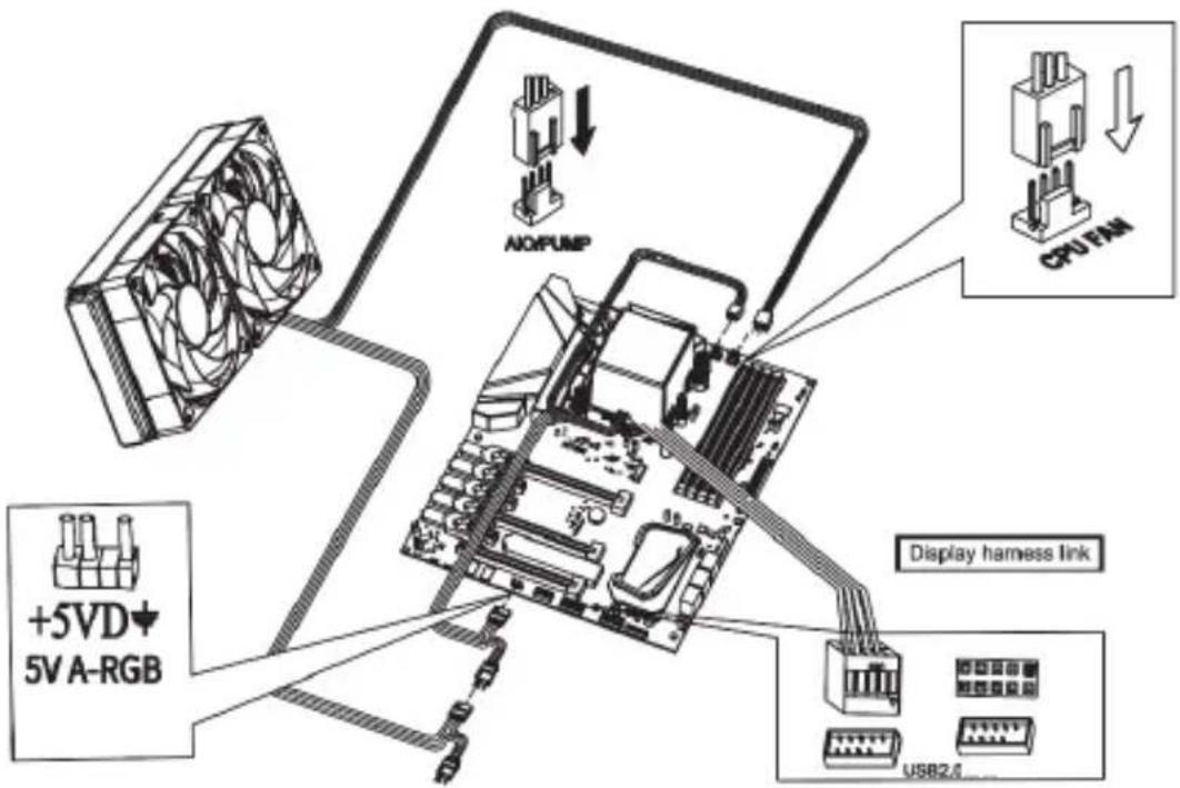 NOX Hummer X-240 LCD - CONNECTION GUIDE - 1