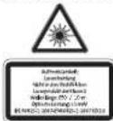 KENSINGTON K72425 - SICHERHEITSERKLÄRUNG FÜR LASER KLASSE 2 - 1