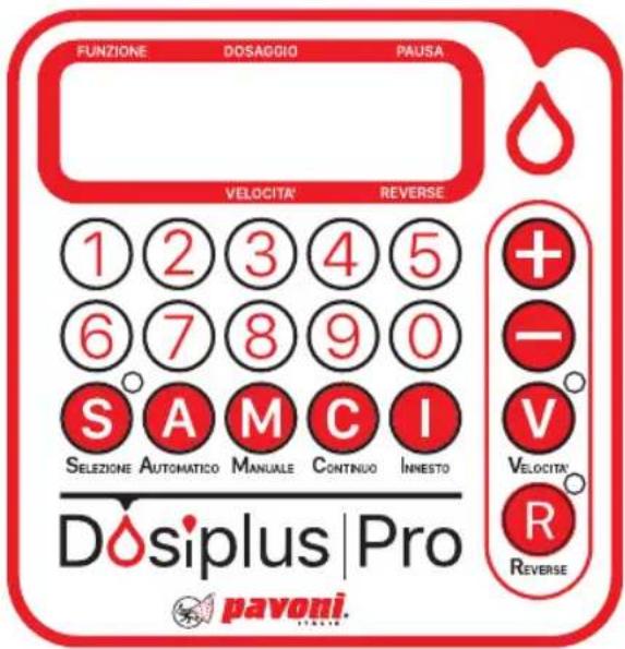 LA PAVONI Dosiplus Pro - PROGRAMMIERUNG DER GESCHWINDIGKEIT - 1