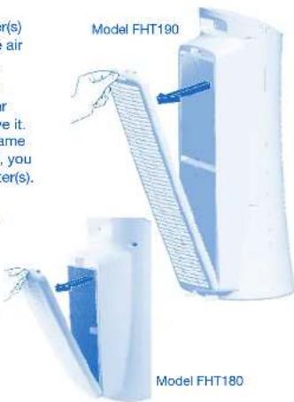 Febreze FHT190W - INSTALLING FEBREZE™ HEPA-TYPE FILTERS - 1