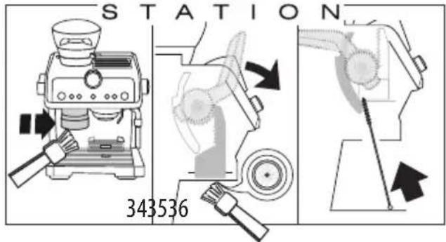 DELONGHI La Specialista Opera EC9555M - Limpieza de la "Smart tamping station" - 1