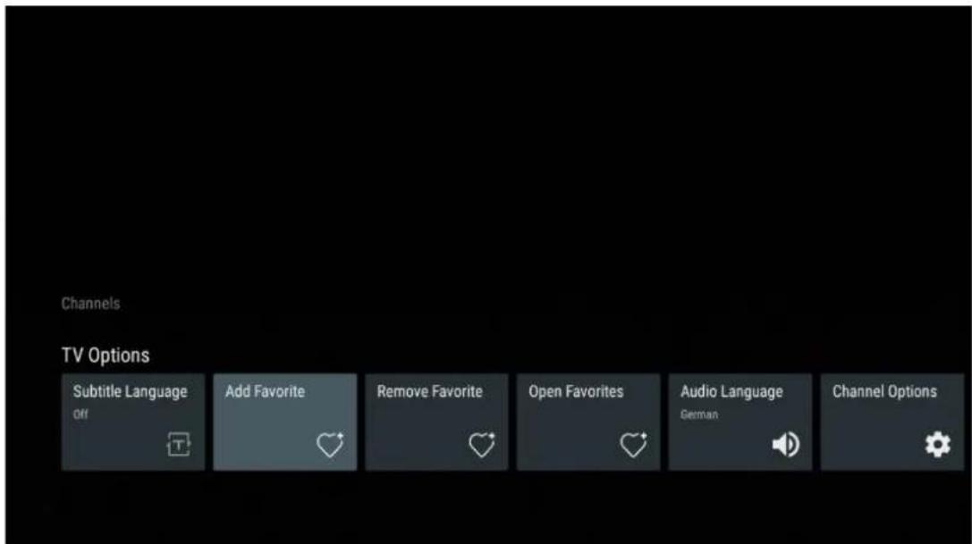 THOMSON 50QG7C04 - Ajouter un favorsi - 1