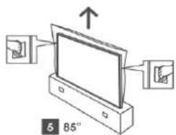 THOMSON 50QG7C04 - Modèles avec pieds latéaux - 9
