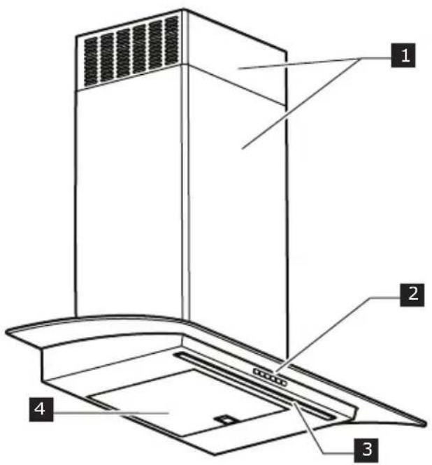 IKEA UNDANTAG 904.621.43 - Descripción del aparato - 1