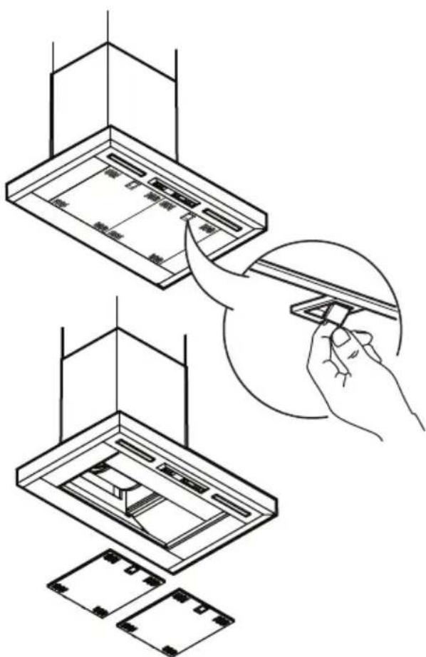 IKEA VINSTGIVANDE - Grease filter maintenance: - 1