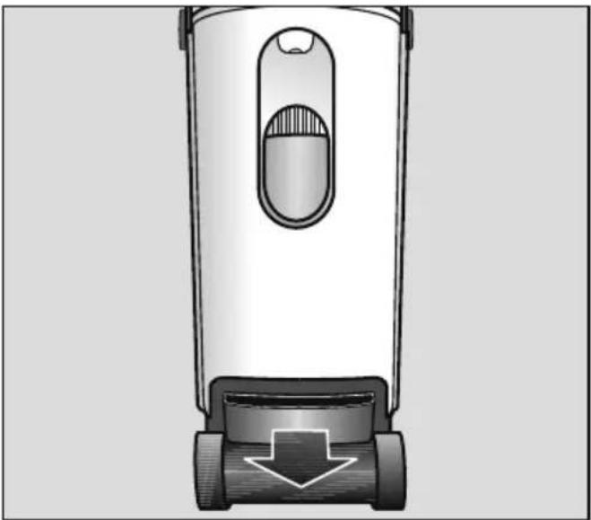 MIELE B 4312 FashionMaster - Vider le bac d'eau résiduelle - 1