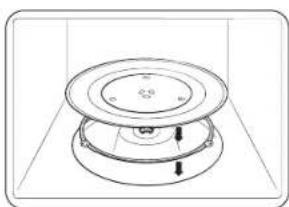 SAMSUNG MG32DE4524CT - Piatto girevole - 1