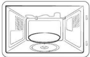 SAMSUNG MG32DE4524CT - Uso del piatto doratore - 1