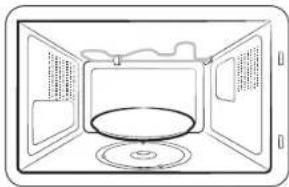 SAMSUNG MG32DE4524CT - Utilisation du plat croustilleur - 1