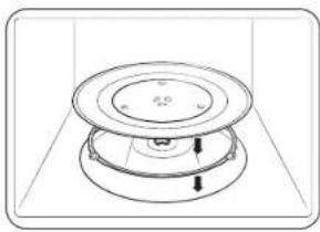 SAMSUNG MG32DE4524CT - Plateau tournant - 1