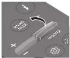 SAMSUNG HW-B550F - Adjusting the Soundbar volume with a TV remote control - 4