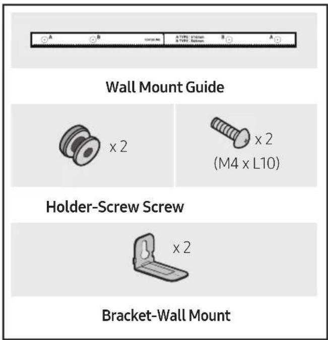 SAMSUNG HW-B550F - Wallmount Components - 1