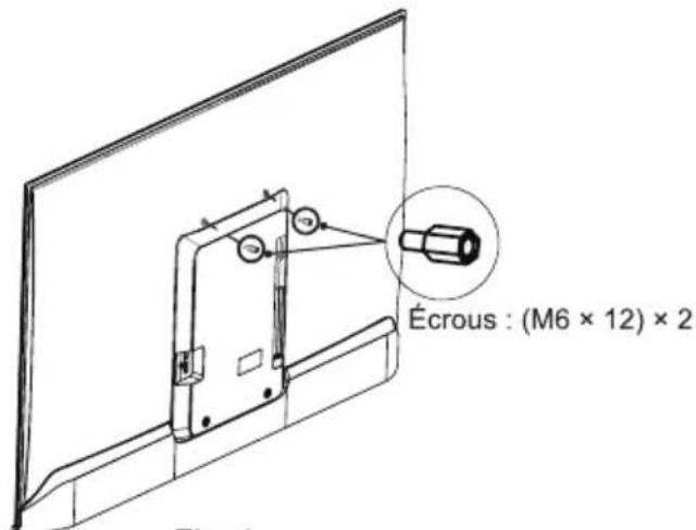 Écrous : (M6 × 12) × 2
