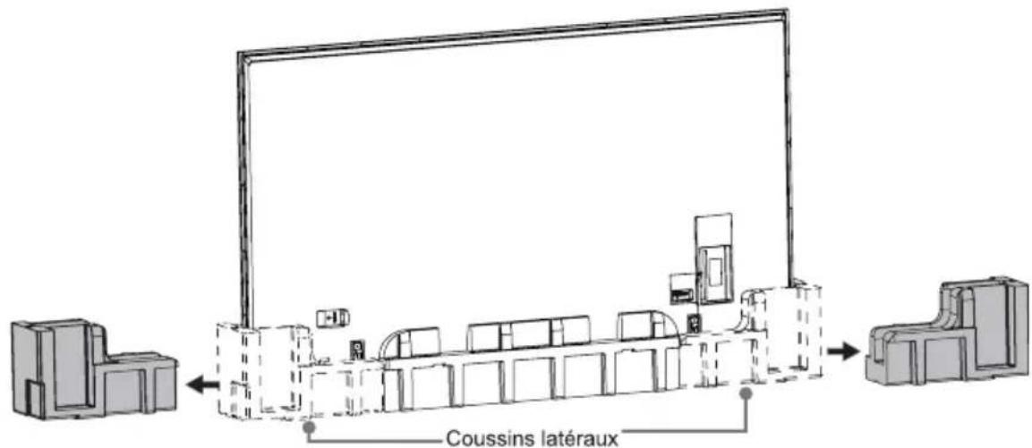 Coussins latéraux